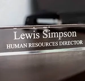 Acrylic Desk Name Plate Acrylic Desk Name Plate