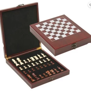 Wooden Chess Box with Chessboard Wooden Chess Box with Chessboard